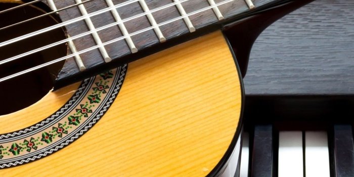 1080x1920 Piano Guitar (#2396722) - HD Wallpaper & Backgrounds Download