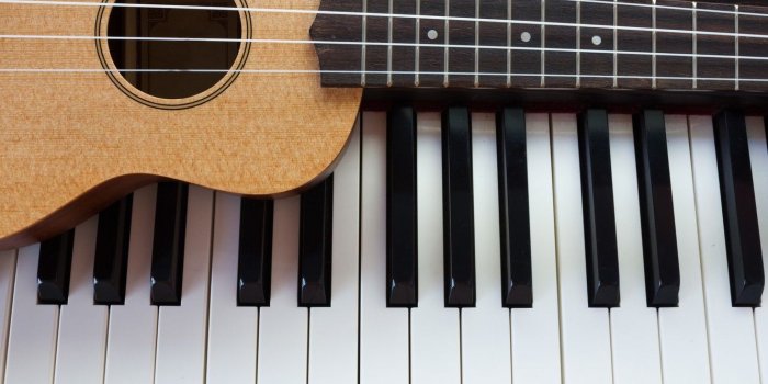 1332x850 Wallpaper Music, Piano, Guitar images for desktop, section музыка