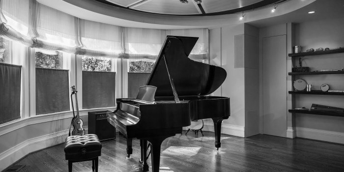 1920x1200 Afternoon Piano Cove [bw][1920x1200] in 2020 | Music bedroom