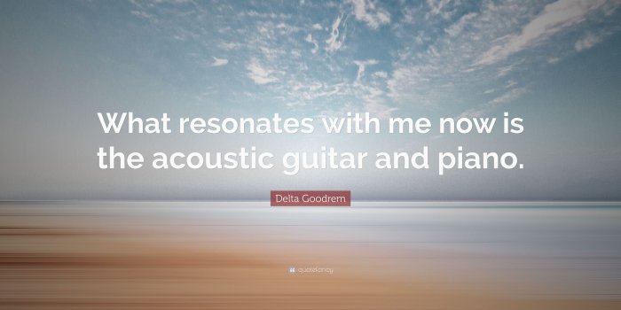 3840x2160 Delta Goodrem Quote: “What resonates with me now is the acoustic
