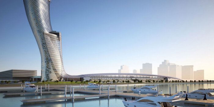 1920x1080 Download 1920x1080 HD Wallpaper capital gate abu dhabi boat