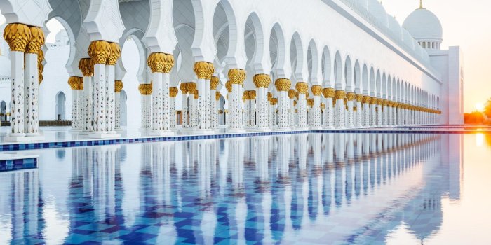 2048x1365 Abu Dhabi Mosque : wallpapers