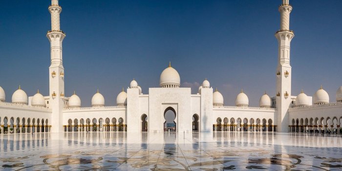 1332x850 Wallpaper Abu Dhabi, The Sheikh Zayed Grand mosque, UAE, Grand