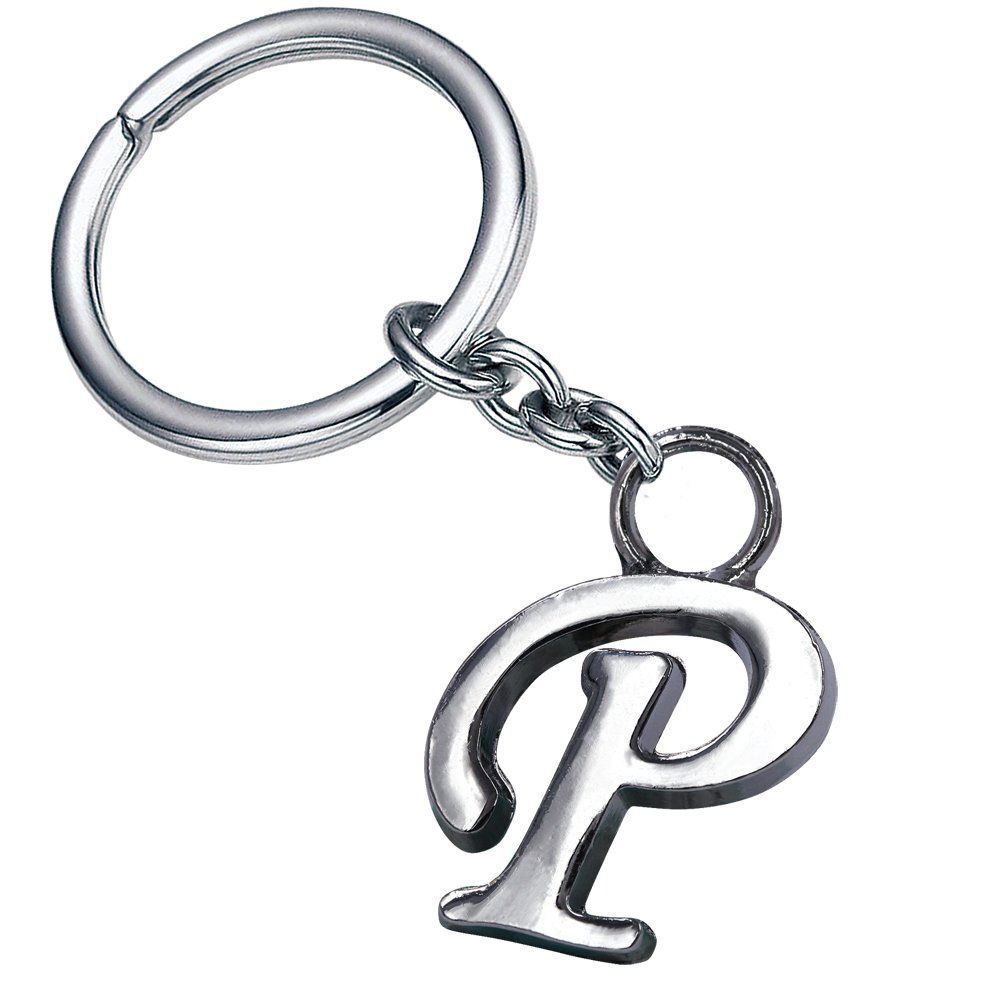 1000x1000 Stylish Letter P Simple Alphabet Key Ring Creative - D Letter, Hd