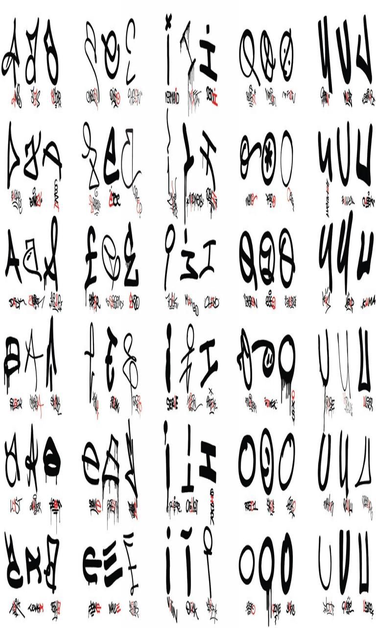 768x1280 Rj Name Wallpaper - Graffiti Tag Alphabet (#719088) - HD Wallpaper