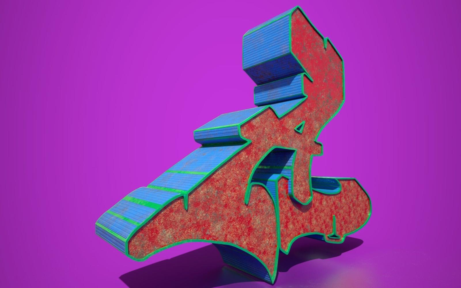 1920x1200 ArtStation - Graffiti style Fonts/Letters, William Page