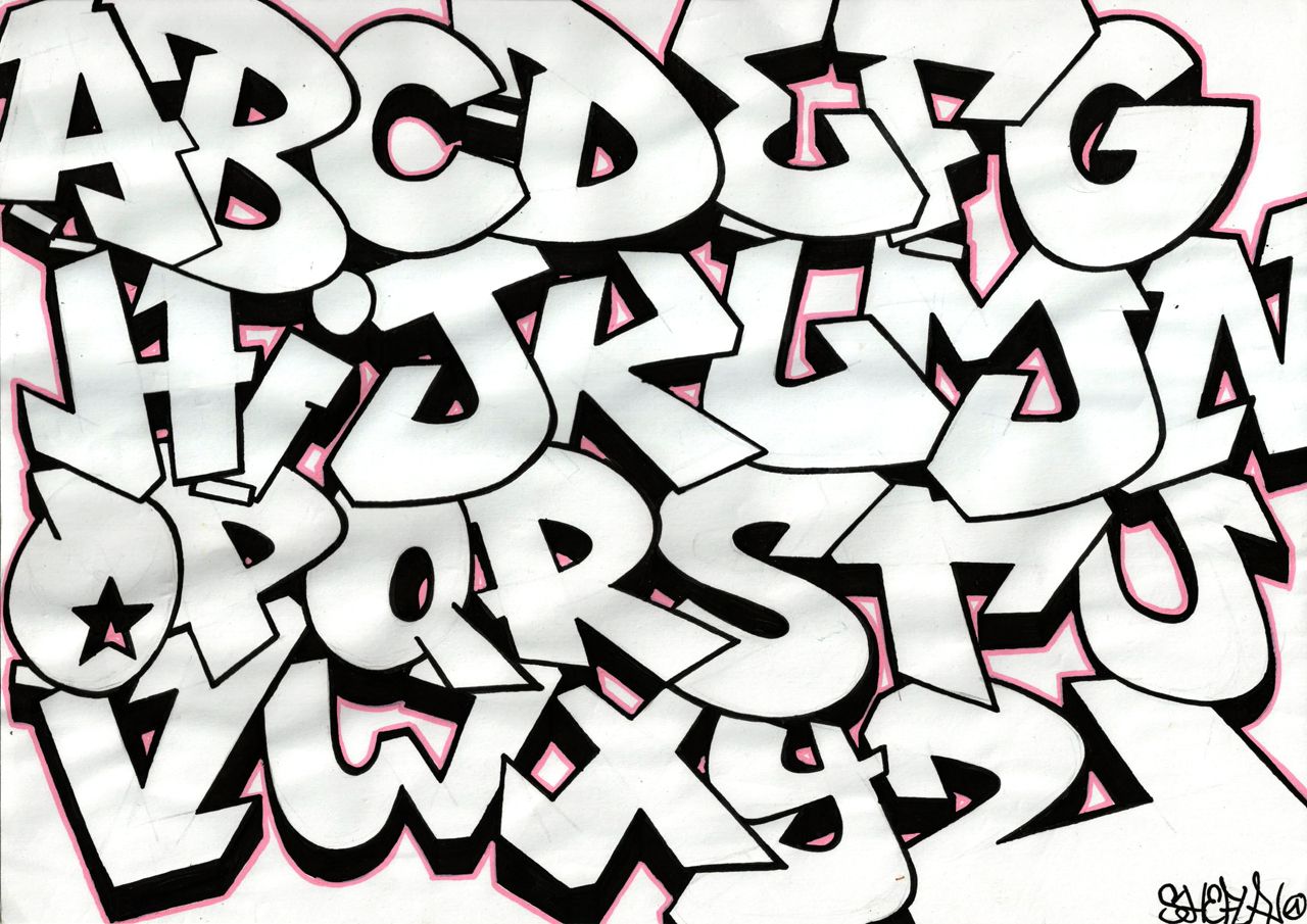 1280x905 30 Drawn Graffiti graffiti letter Free Clip Art stock