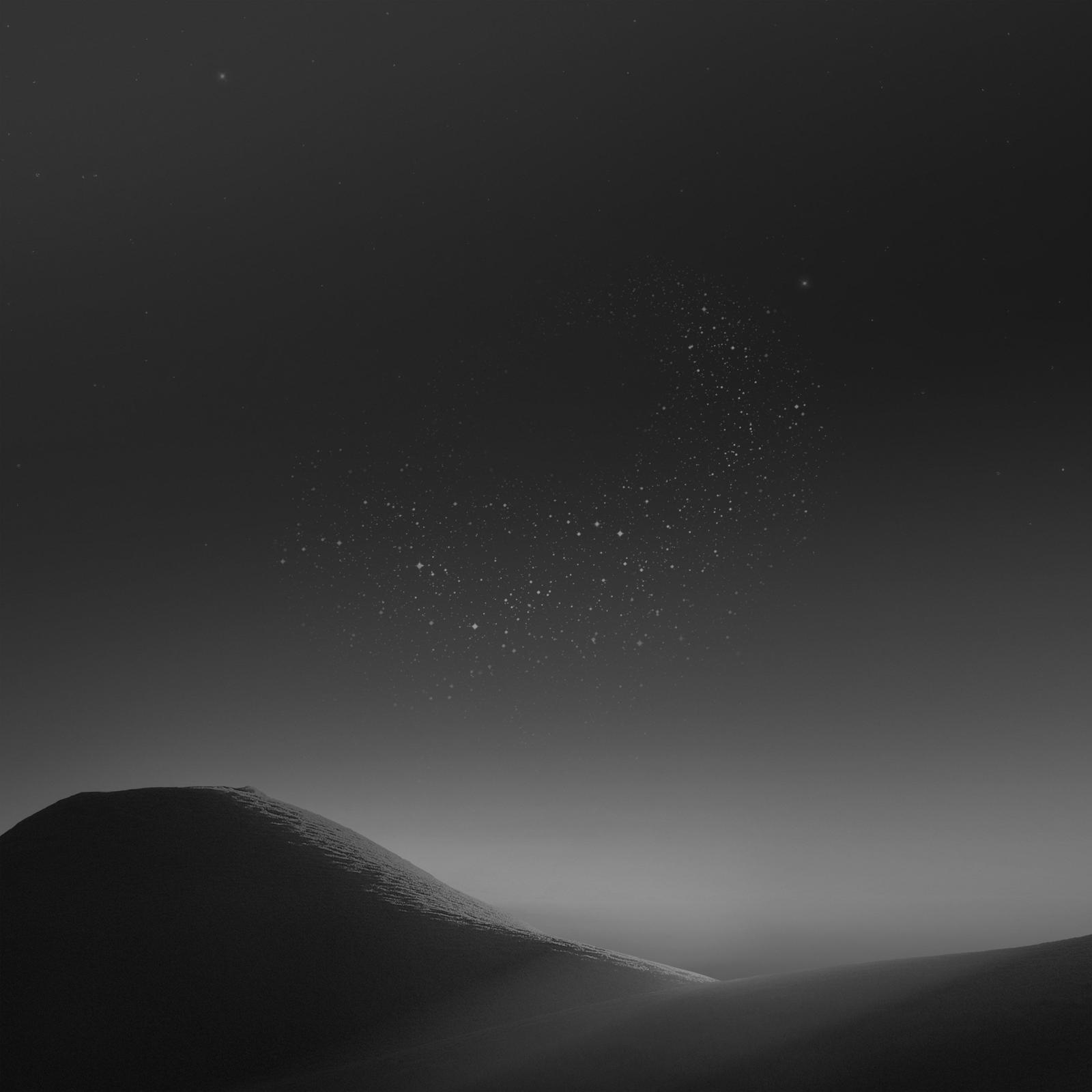 2732x2732 bc37-galaxy-night-sky-star-art-illustration-samsung-dark-bw-wallpaper