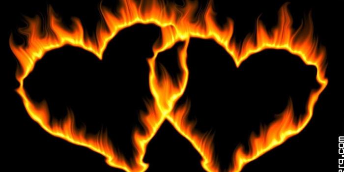 1440x1280 Download Fire couple hearts - Romantic couple wallpapers for your