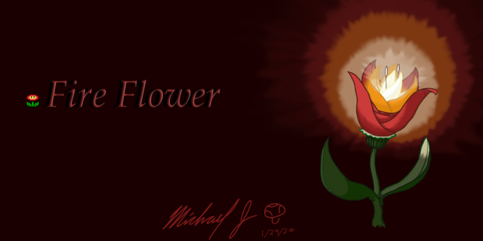 1920x1080 Fire Flower Wallpaper - Had a couple of sick days this week, so I