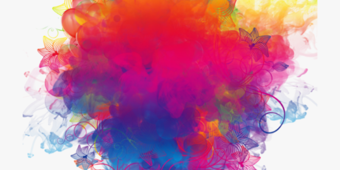 920x1352 Boom Smoke Colorful Watercolor Rainbow Flowers Colorspl