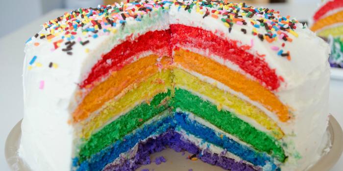 2464x1632 Stoner Cookbook; Rainbow Weed Cakes