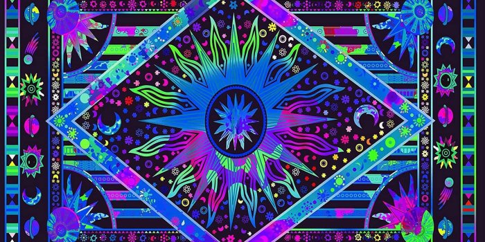 1500x1125 Amazon.com: DBLLF Burning Sun Tapestry Celestial Sun Moon Tapestry