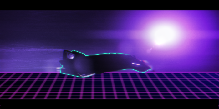 1920x1080 80's kinda synthwave wallpaper : starcitizen