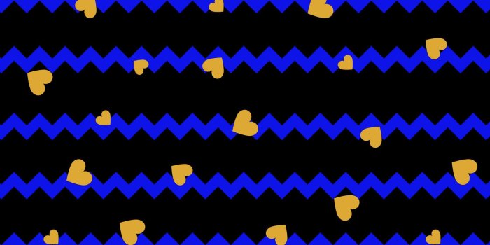 1920x1080 Golden hearts on zigzag HD Wallpaper | Background Image