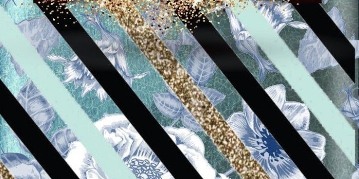 720x1280 Wallpaper rose aqua blue floral geometry geometric #wallpaper