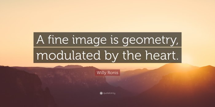 3840x2160 Willy Ronis Quote: “A fine image is geometry, modulated by the