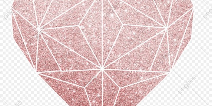 1200x1200 Geometric Heart Elements Of Rose Gold, Geometric, Heart Love, Gold