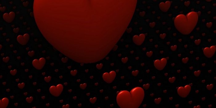 938x1668 Download wallpaper 938x1668 hearts, love, 3d, red iphone 8/7/6s/6