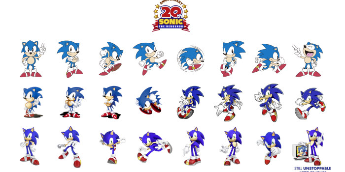 1920x1080 File:20th wallpaper.png - Sonic Retro
