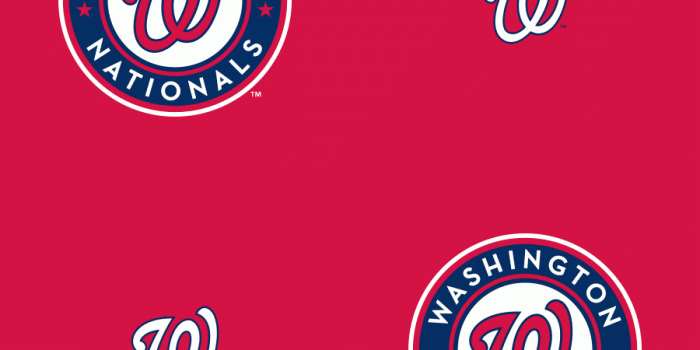 900x900 Washington Nationals: Logo Pattern (Red) - Officially Licensed