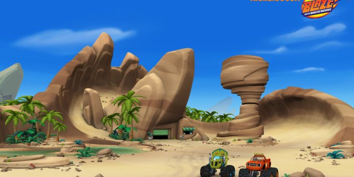 1600x900 Zegs Cave And Starlas Ranch - Blaze And The Monster Machines Blaze