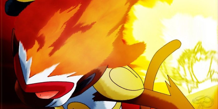 1280x800 Pokemon Infernape Blaze - Ash Infernape Vs Electivire (#1821278