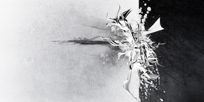 1920x1200 Black and white abstract wallpaper
