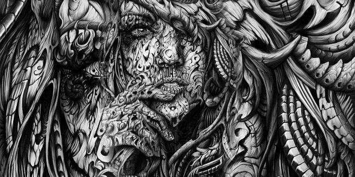 2560x1440 Black And White Abstract Backgrounds