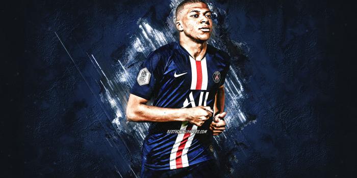2880x1800 Download wallpapers Kylian Mbappe, portrait, PSG, french soccer