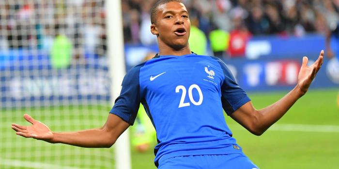 3840x2400 Download wallpapers 4k, Kylian Mbappe, goal, FFF, football, Mbappe