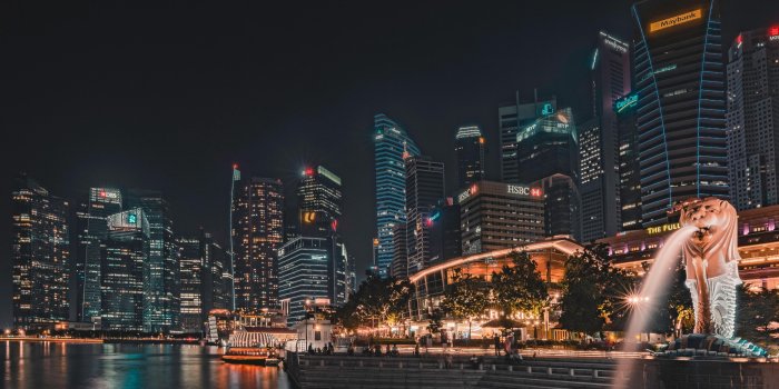 3840x2160 Night Singapore Wallpaper - Skyline Wallpaper Singapore Night