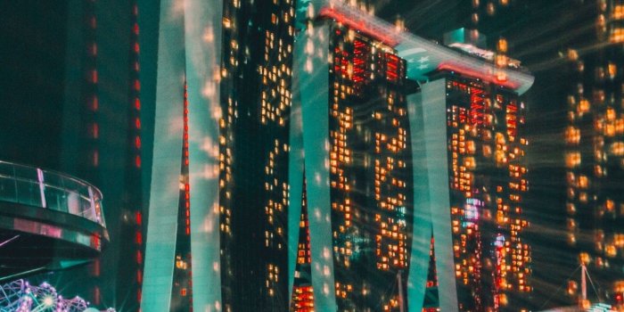 1440x2560 Singapore Night Building Wallpaper - Singapore At Night