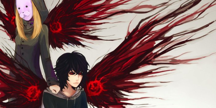 2560x1024 2560x1024 wallpaper Anime, artwork, Ayato Kirishima, touka