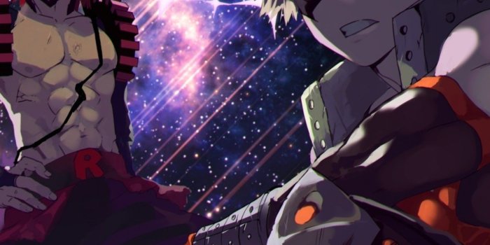 1536x2048 Download 1536x2048 Kirishima Eijirou, Bakugou Katsuki, Boku No