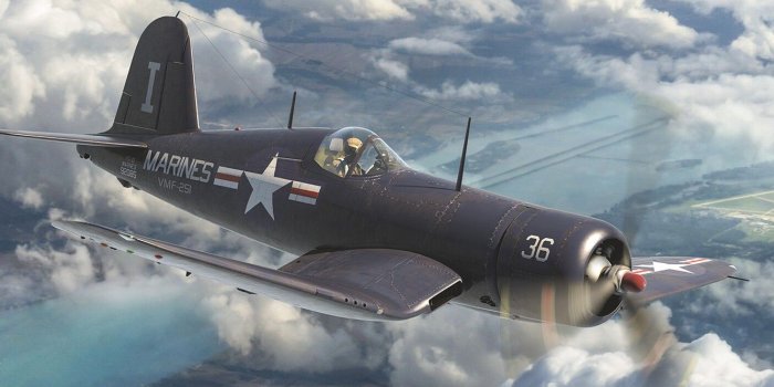 1332x850 Wallpaper Corsair, USMC, single carrier-based fighter, Chance