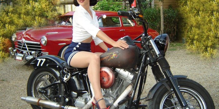 1280x960 44+] Harley Davidson Pin Up Wallpaper on WallpaperSafari