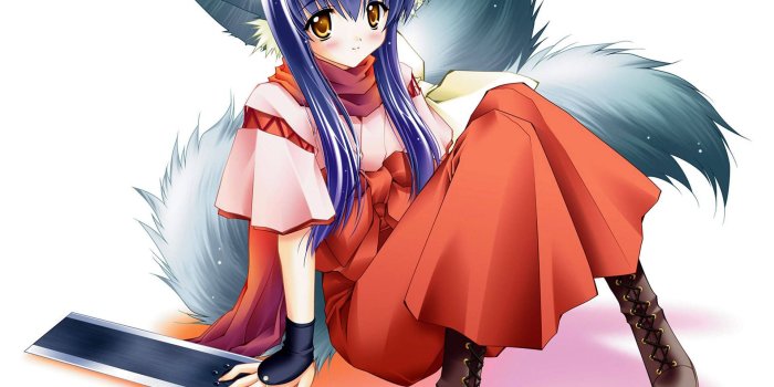 1920x1200 Anime Werewolf Girl HD wallpaper