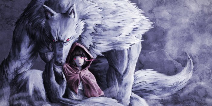 2970x1620 Red Riding Hood Wolf Art - 2970x1620 Wallpaper - Ecopetit.cat
