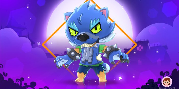 2560x1440 Werewolf Leon wallpaper : Brawlstars