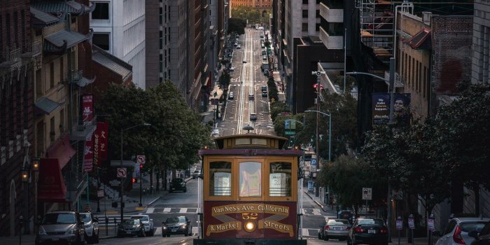 1332x850 Wallpaper light, San Francisco, home, machine, street, tram, CA