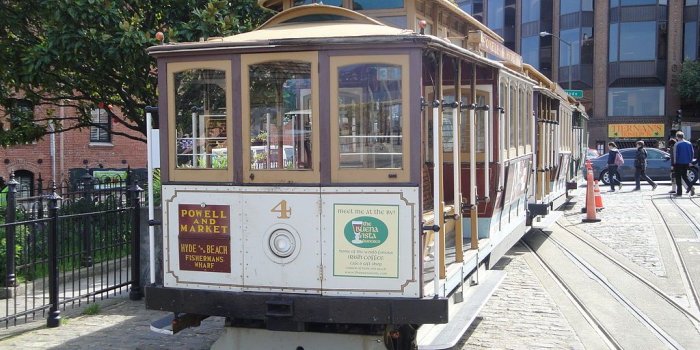 1024x768 File:San Francisco Cable Car - Powell and Market.jpg - Wikimedia