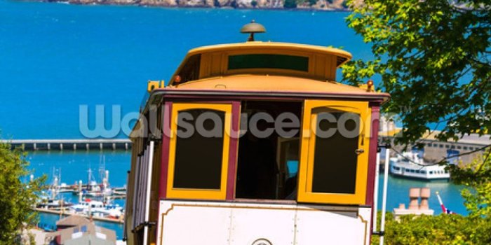 1000x1499 San francisco Cable Car Wallpaper Mural | Wallsauce US