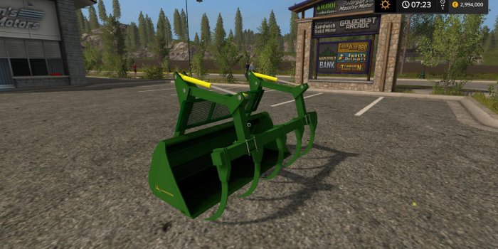 1920x1080 FS17 JOHN DEERE GRAPLE BUCKET V1.0 - Farming simulator 19 / 17