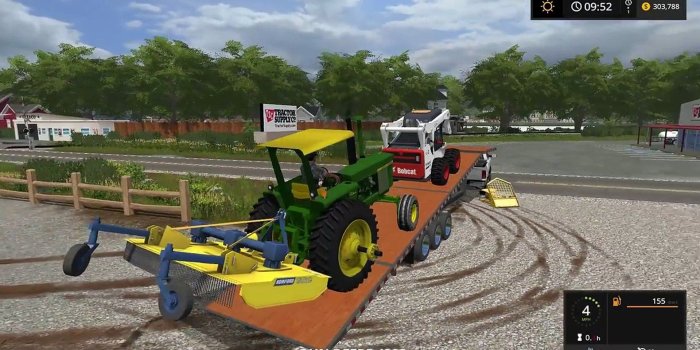 1920x1080 FARMING SIMULATOR 2017 | BUSH HOGGIN', CUTTING TREES & CLEANING UP