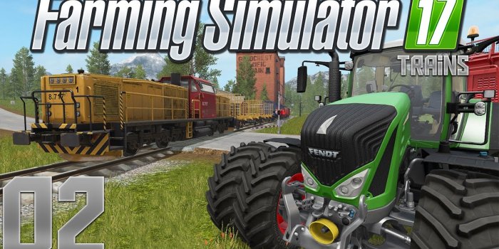 1280x720 Farming Simulator 17 Gameplay - Ep 2 - Trains - Farming Simulator