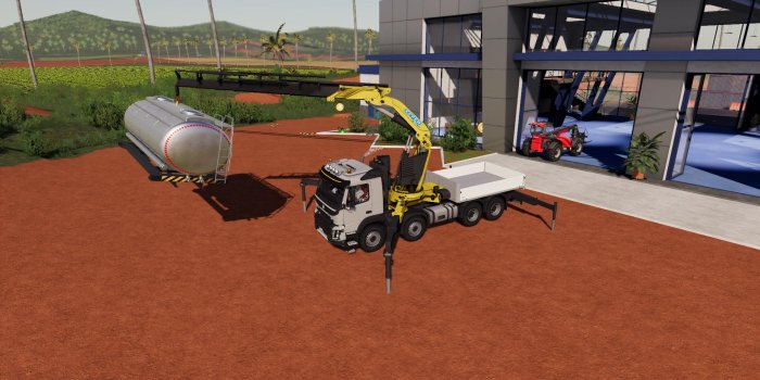 1920x1080 VOLVO FMX CRANE V0.2 | FS19 mods, Farming simulator 19 mods