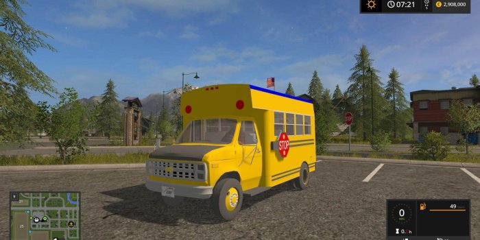 1920x1080 FS17 Schoolbus v1.0 - FS 2017 Mod