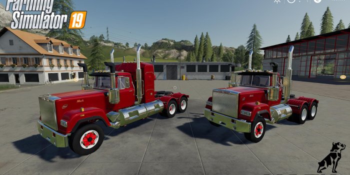 1920x1080 Mack Daycab and Mack Sleeper Truck v1.0.5 FS 19