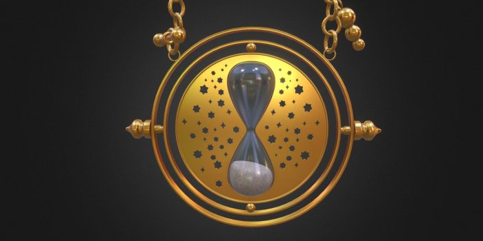 1920x1080 Time Turner - Harry Potter - 3D model by Juliana Franco